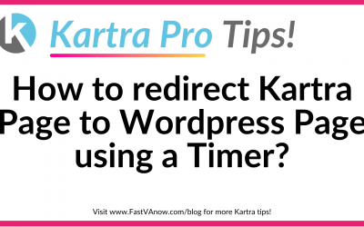How  to Redirect Kartra Page to WordPress Page using a Timer?